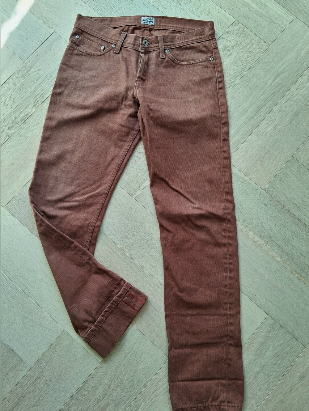 Naked And Famous / Rust Selvedge Chino /32 / Weird Guy